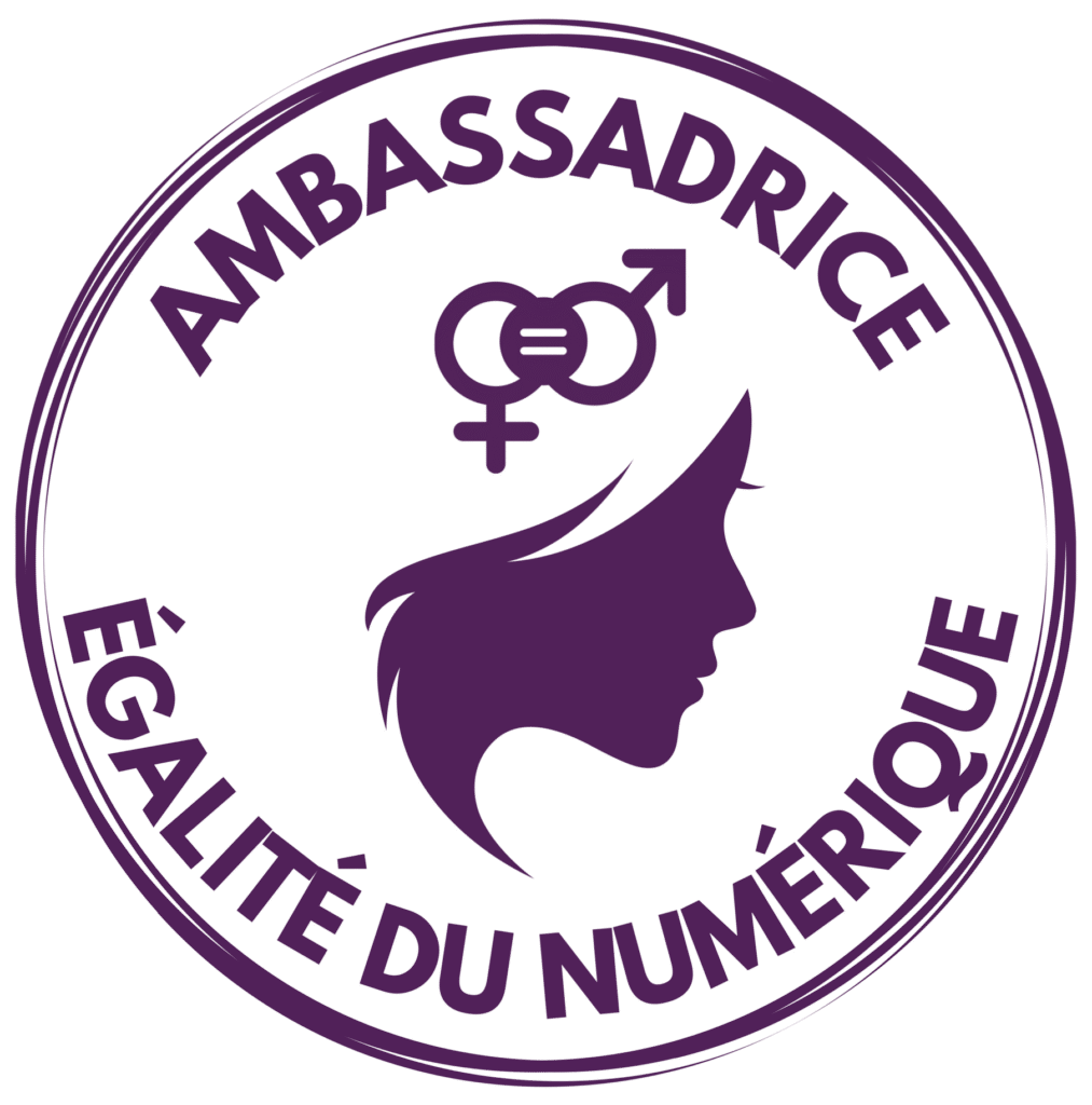 Logo Ambassadrice Egalité du Numérique